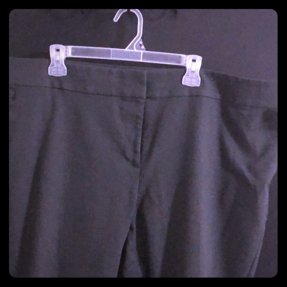 Loft Marissa charcoal grey pant